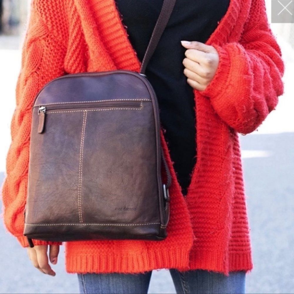 Jack George Backpack crossbody - Leather bag C9